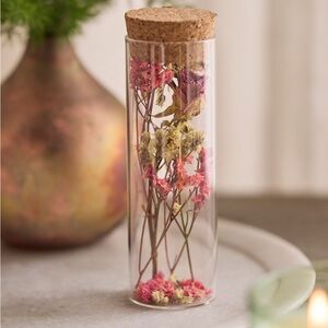 Bottled Faux Floral Bouquet, Pink